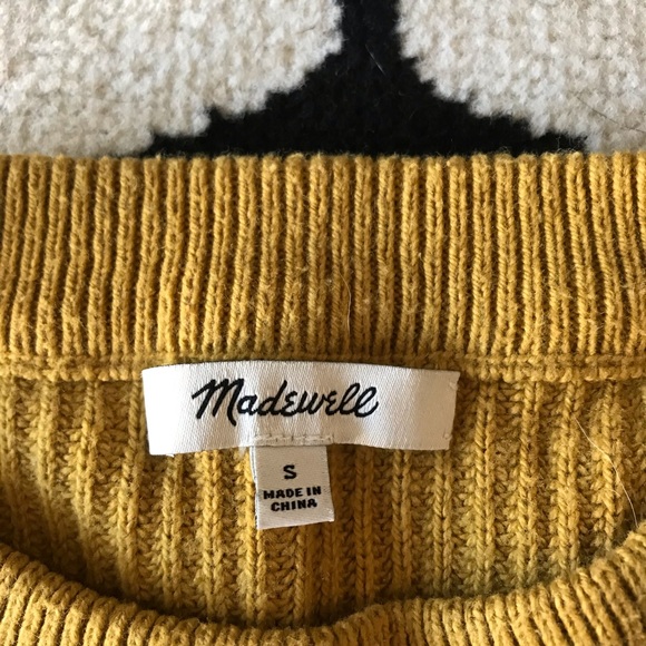 Madewell Patch Pocket Pullover Sweater Small - Picture 5 of 8